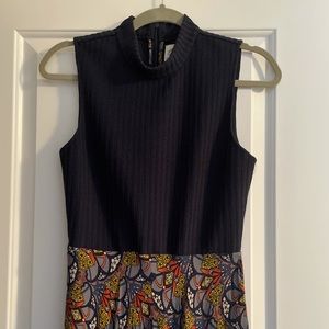 Anthropologie Tiny Mock Neck Maxi Dress